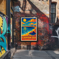 Caspian Sea Poster