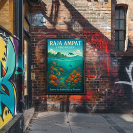 Raja Ampat Explore the Biodiversity of Paradise Poster