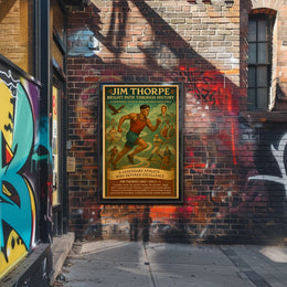 Jim Thorpe: Bright Path Through History Poster
