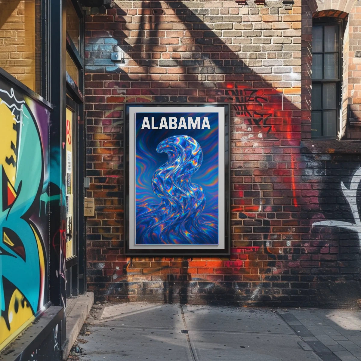 Alabama Waves Poster