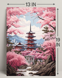 Cherry Blossom Serenity Poster