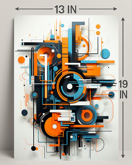 Geometric Abstraction Abstract Poster PosterGoat