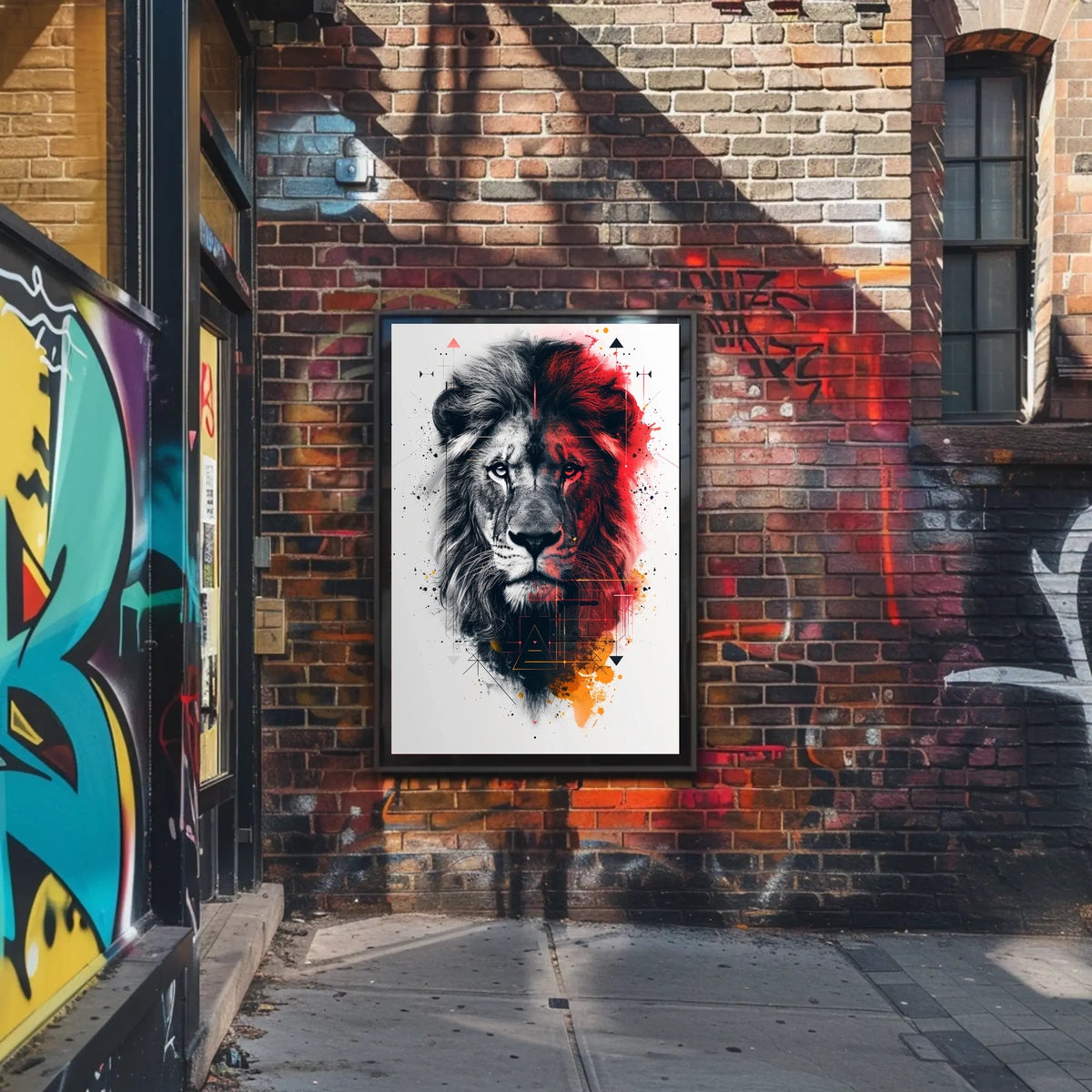 Majestic Lion Art Poster