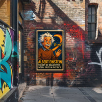 Albert Einstein Theory Of Relativity Poster