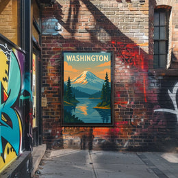 Washington Scenic Landscape Poster