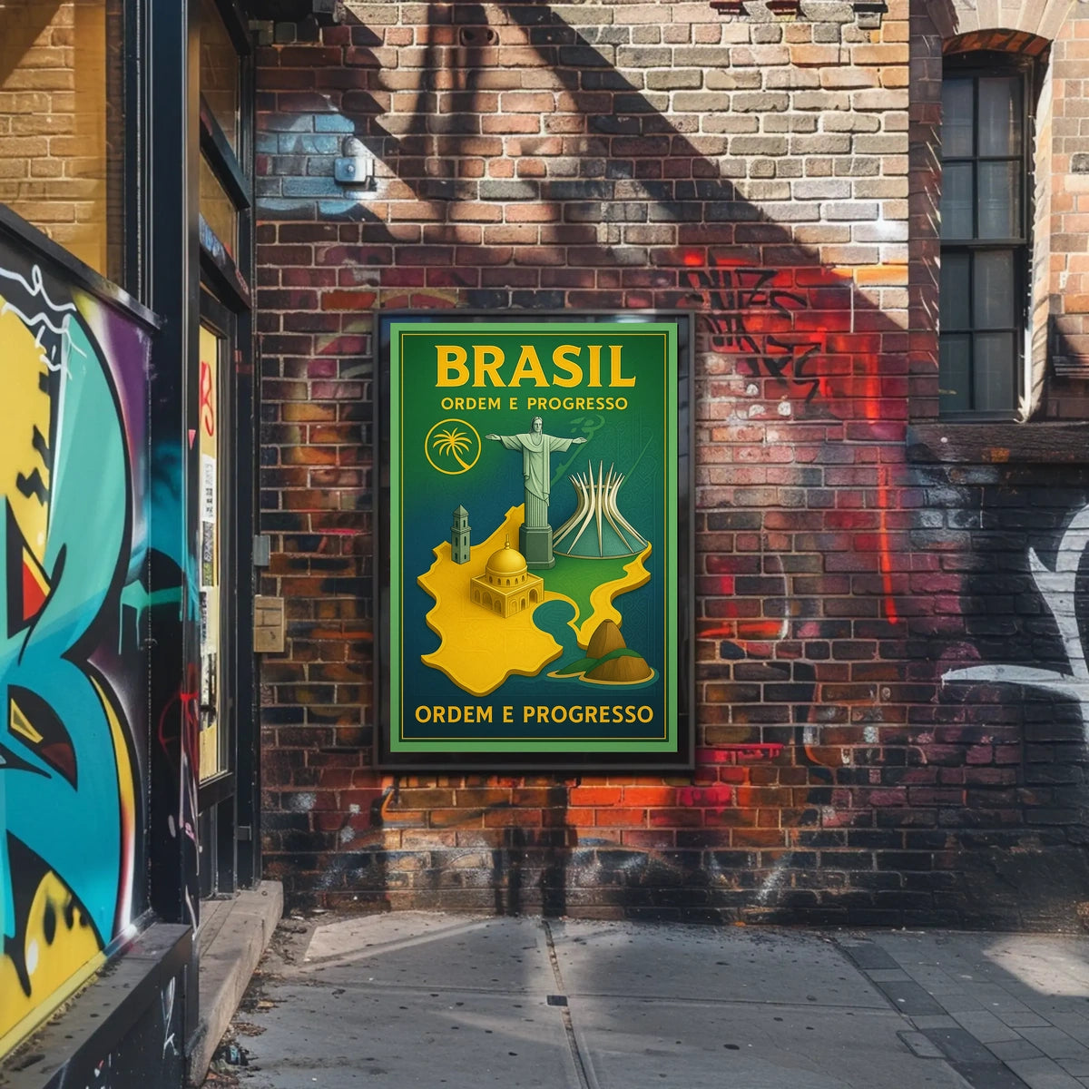 Brazil Ordem E Progresso Poster