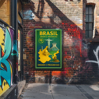 Brazil Ordem E Progresso Poster