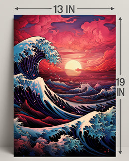 Waves Of Color Poster PosterGoat