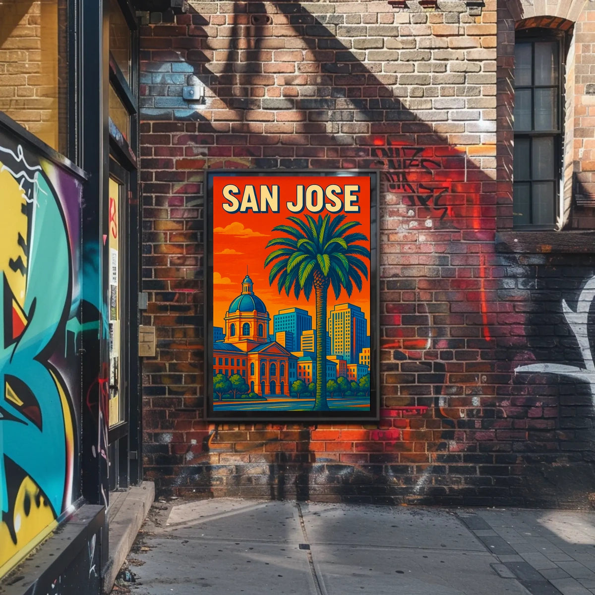 San Jose Cityscape Poster