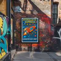 Intergalactic Express Poster PosterGoat