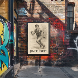 Jim Thorpe Athletic Legend Poster