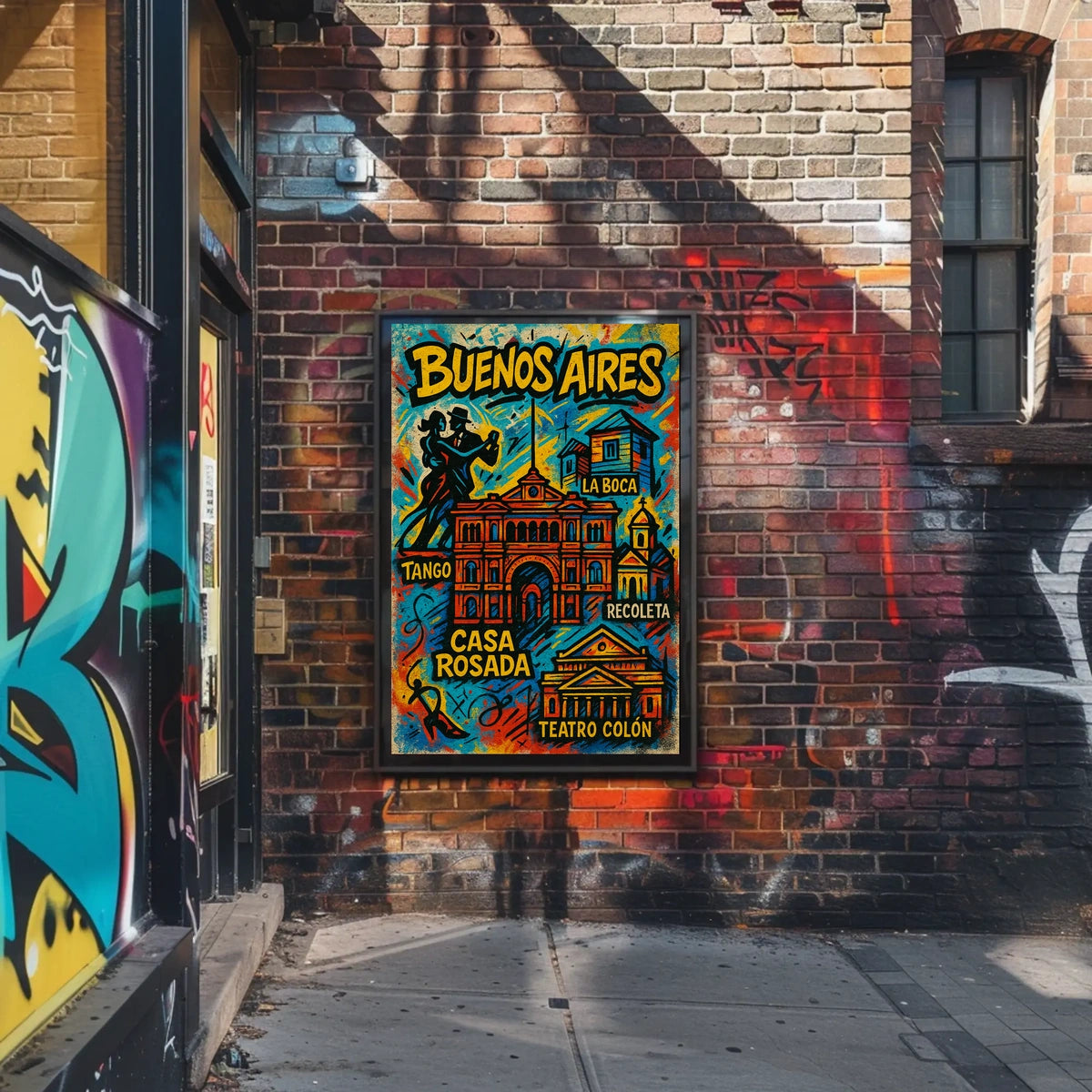 Vibrant Buenos Aires Poster