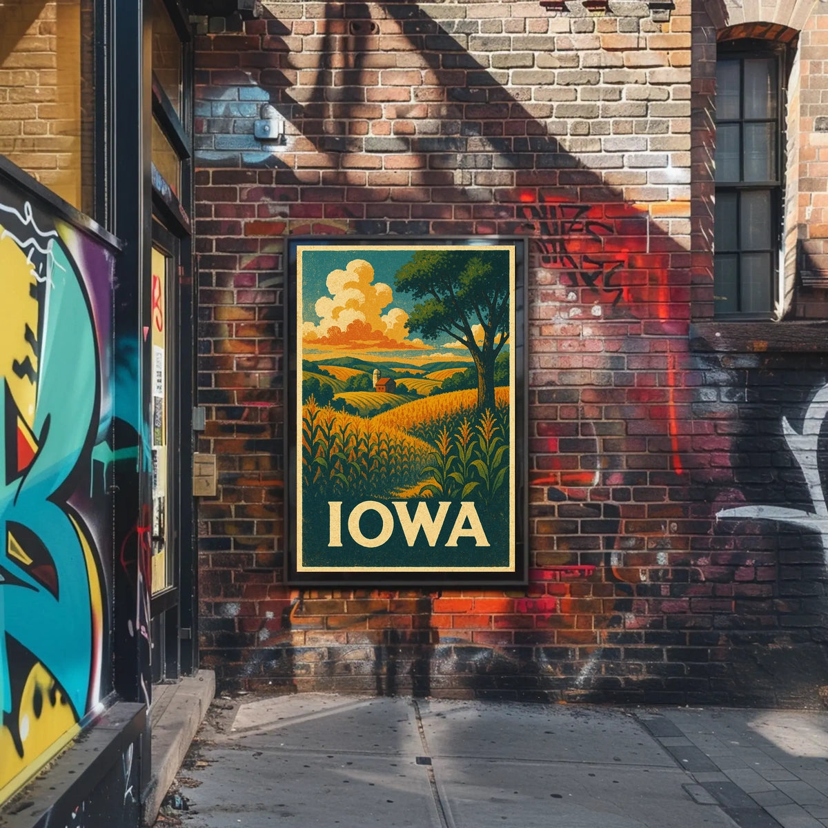 Scenic Iowa Landscape Poster