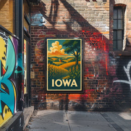 Scenic Iowa Landscape Poster