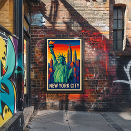 New York City Skyline Poster