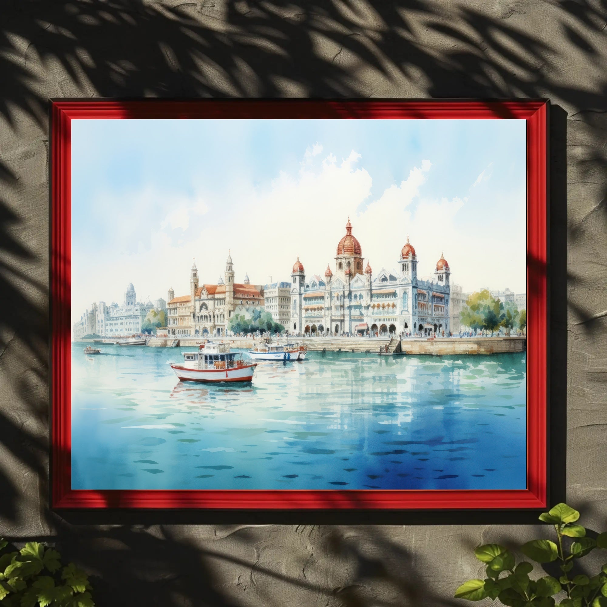 Serene Waterfront Architecture Poster