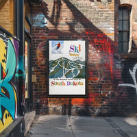Ski Terry Peak In The Black Hills Poster