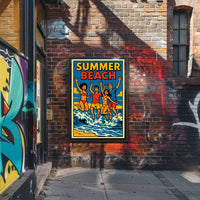 Summer Beach Fun Poster
