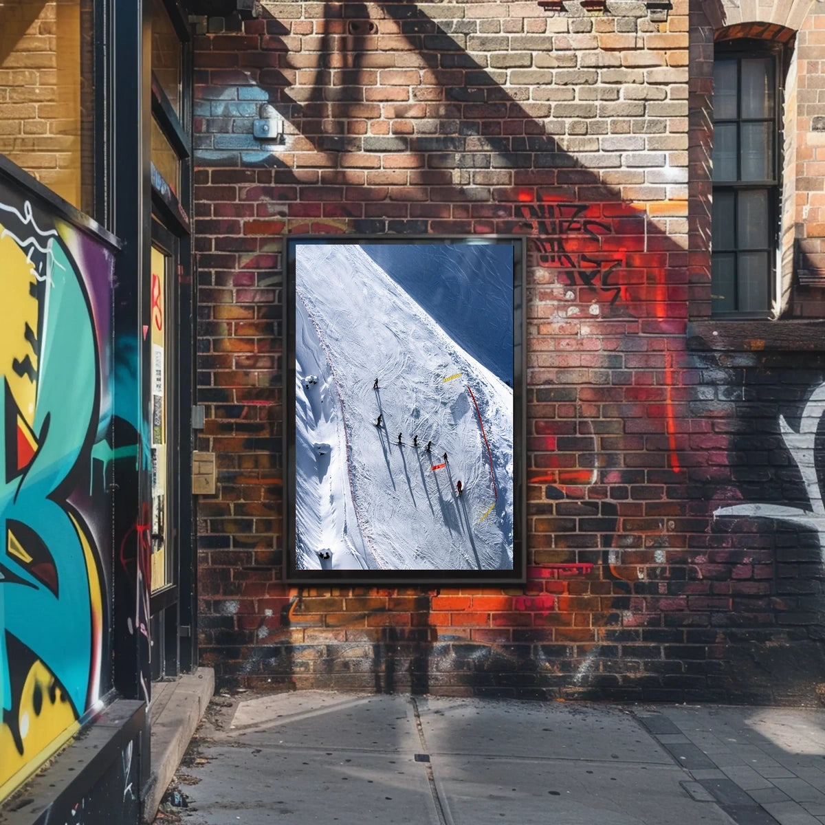 Winter Adventure On The Slopes Poster