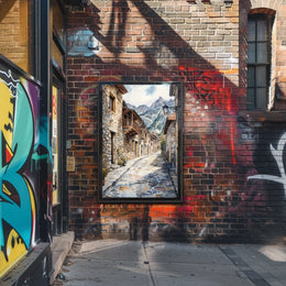 Andorra Andorra la Vella Old Town View Poster