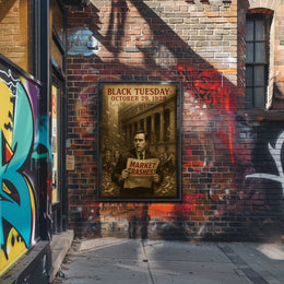 Black Tuesday Wall Art Historical or Presidential Poster
