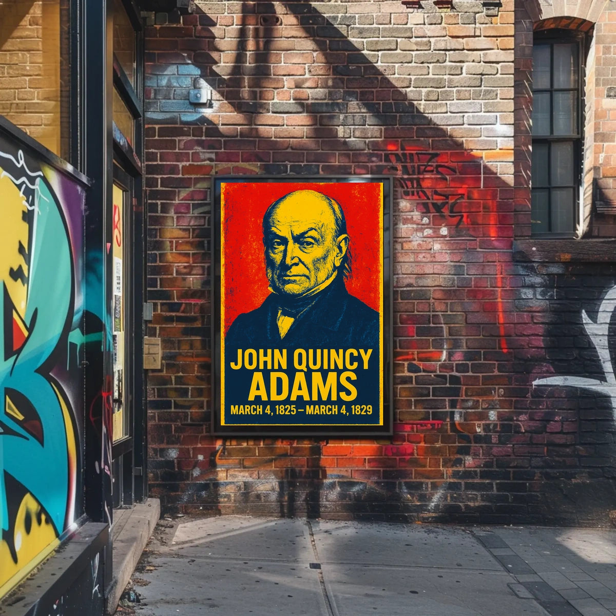 John Quincy Adams Presidential Term Poster