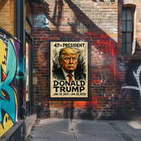 47th Presidential Caricature Art: Historical or Presidential Poster