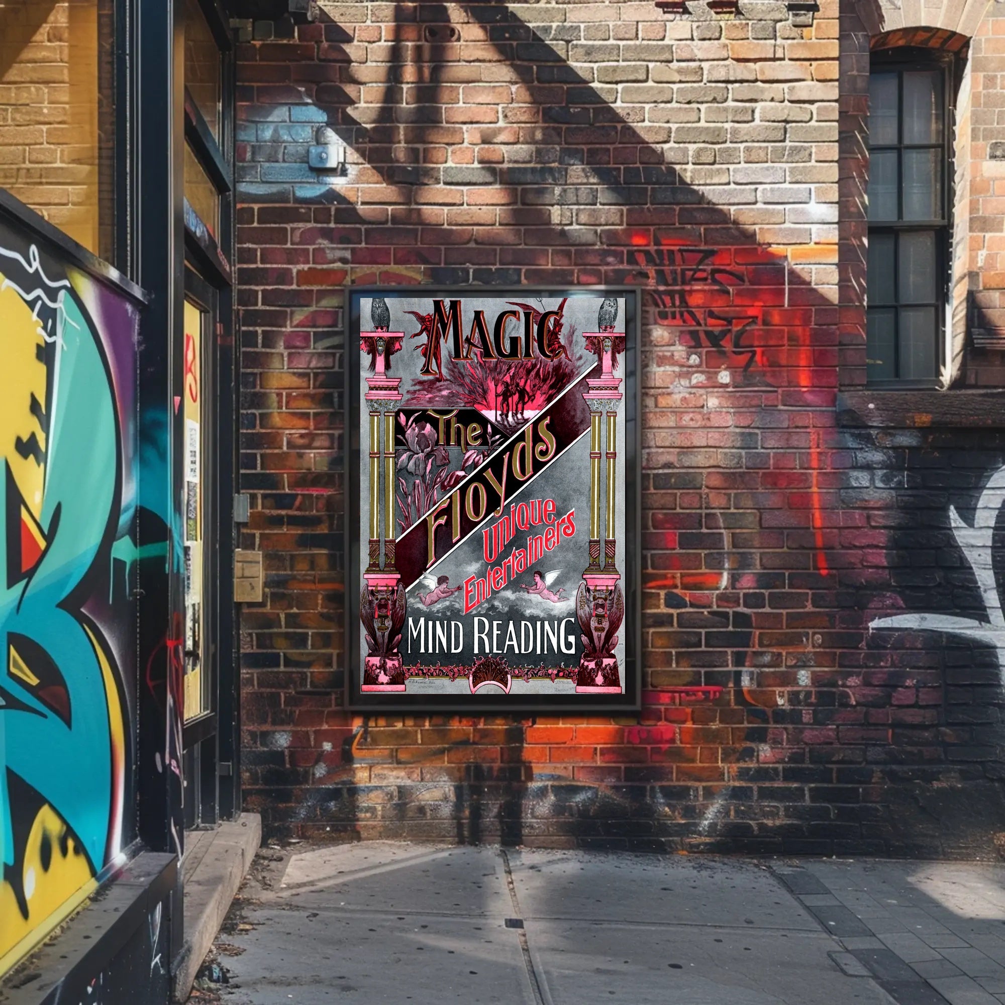 Mystical Magic Entertainment Vintage Poster - Cultural or Heritage Poster