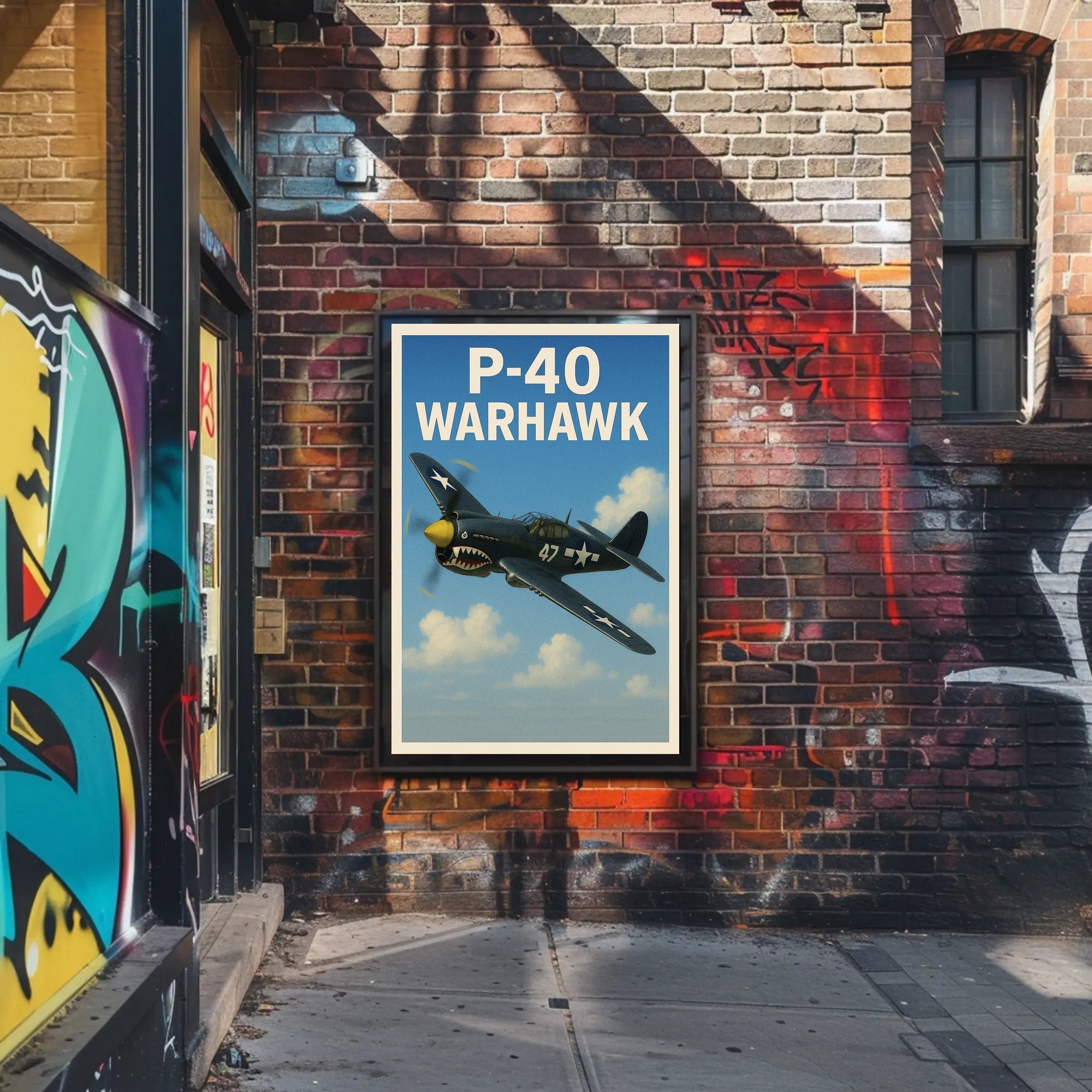 P-40 Warhawk Poster PosterGoat