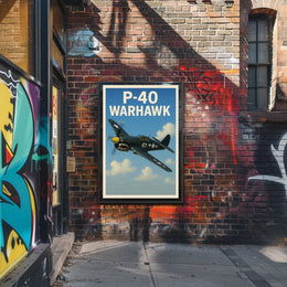 P-40 Warhawk Poster PosterGoat