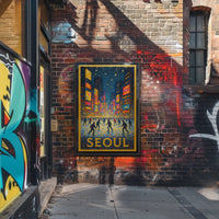 Seoul Nightscape Poster