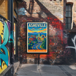 Asheville, North Carolina Poster