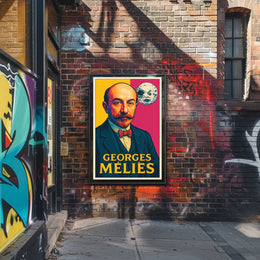 Georges Méliès Cinematic Pioneer Poster