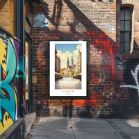 Krakow Cityscape Poster PosterGoat