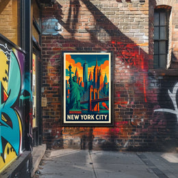 New York City Skyline Poster