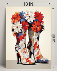 Floral Fashion Statement Poster