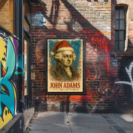 John Adams 2nd President of the United States Christmas SeriesPoster