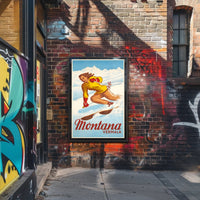 Montana Vermala Ski Resort Poster PosterGoat