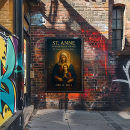 St. Anne Devotional Masterpiece: Cultural or Heritage Poster PosterGoat
