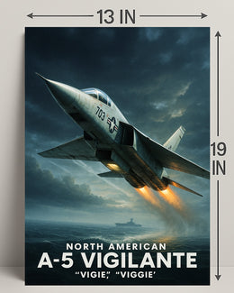 North American A5 Vigilante Poster PosterGoat