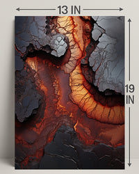 Molten Earth Poster