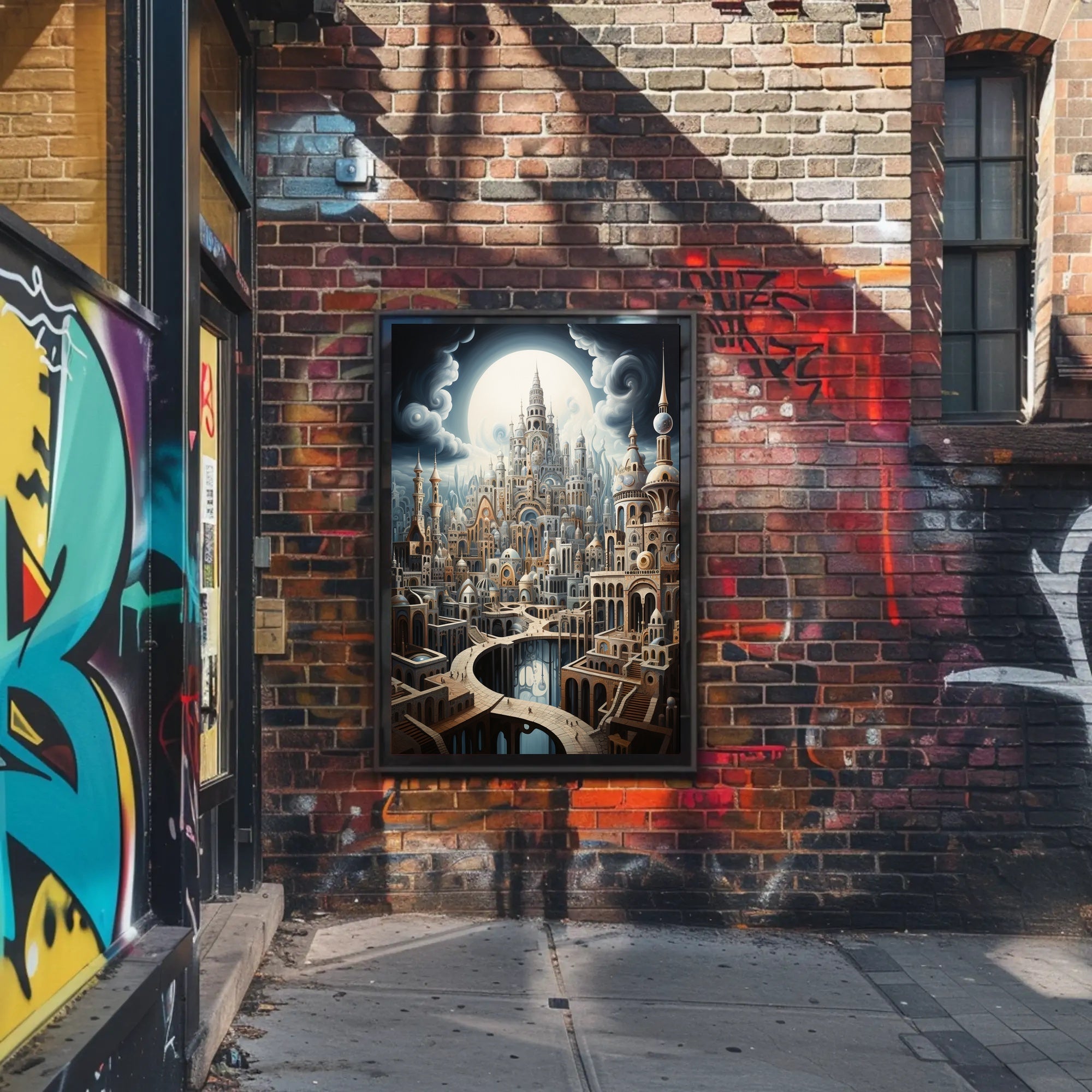 Enchanted Cityscape Poster