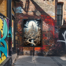 Enchanted Cityscape Poster