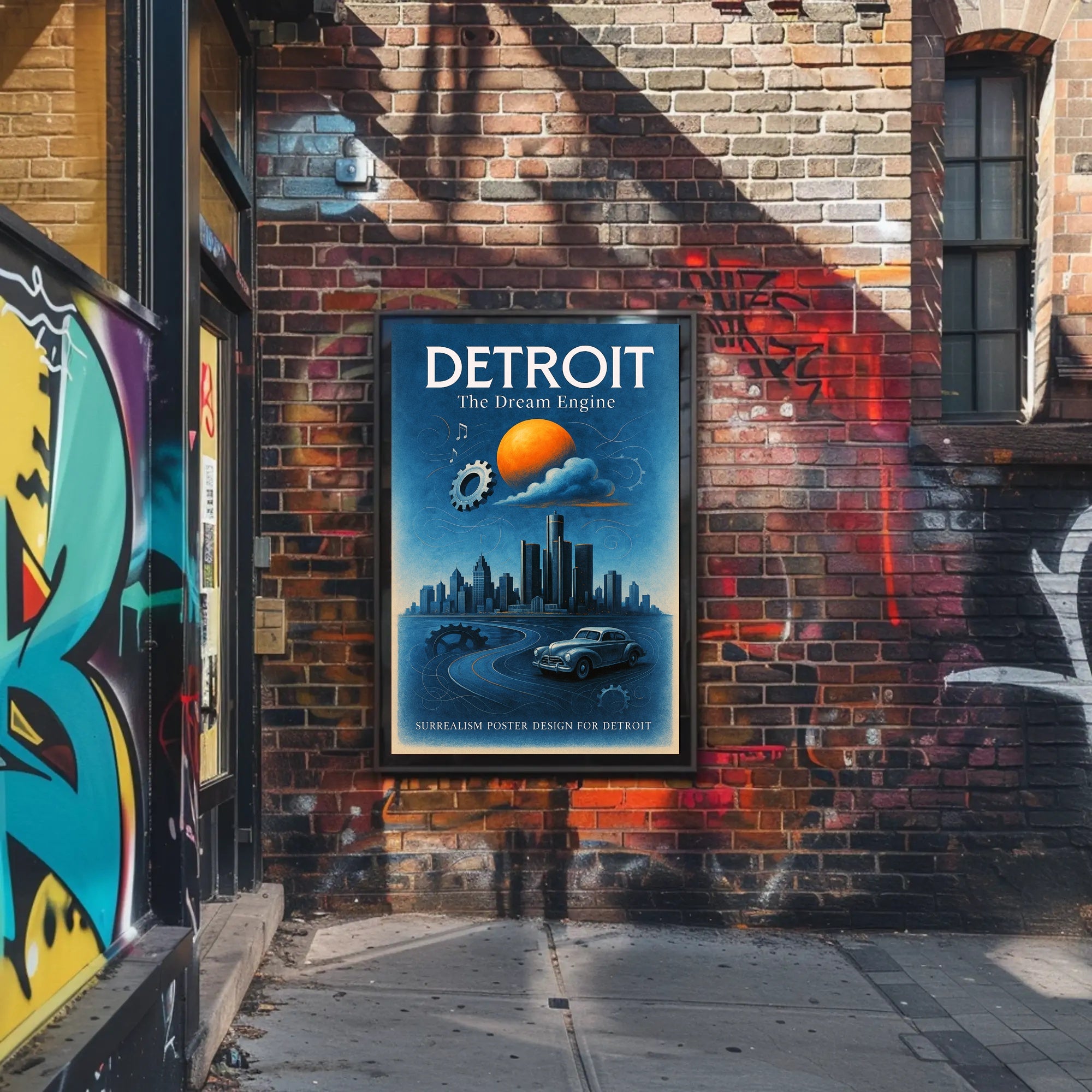 Detroit The Dream Engine Poster