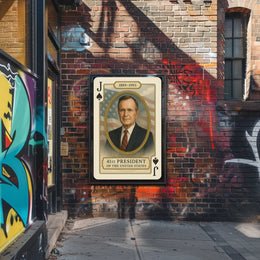 Portrait Of The 41St President Of The United States Poster