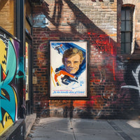 Jean-Claude Killy Fly The Friendly Poster