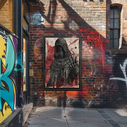 The Enigmatic Figure Art Poster Decor for Home and Office PosterGoat