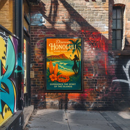 Discover Honolulu Experience The Poster