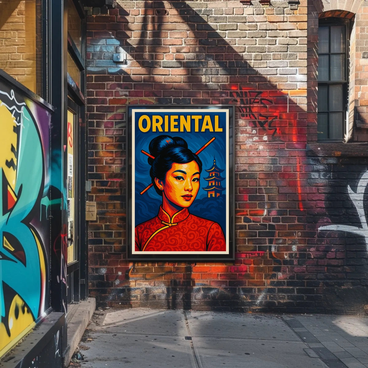 Oriental Elegance Poster