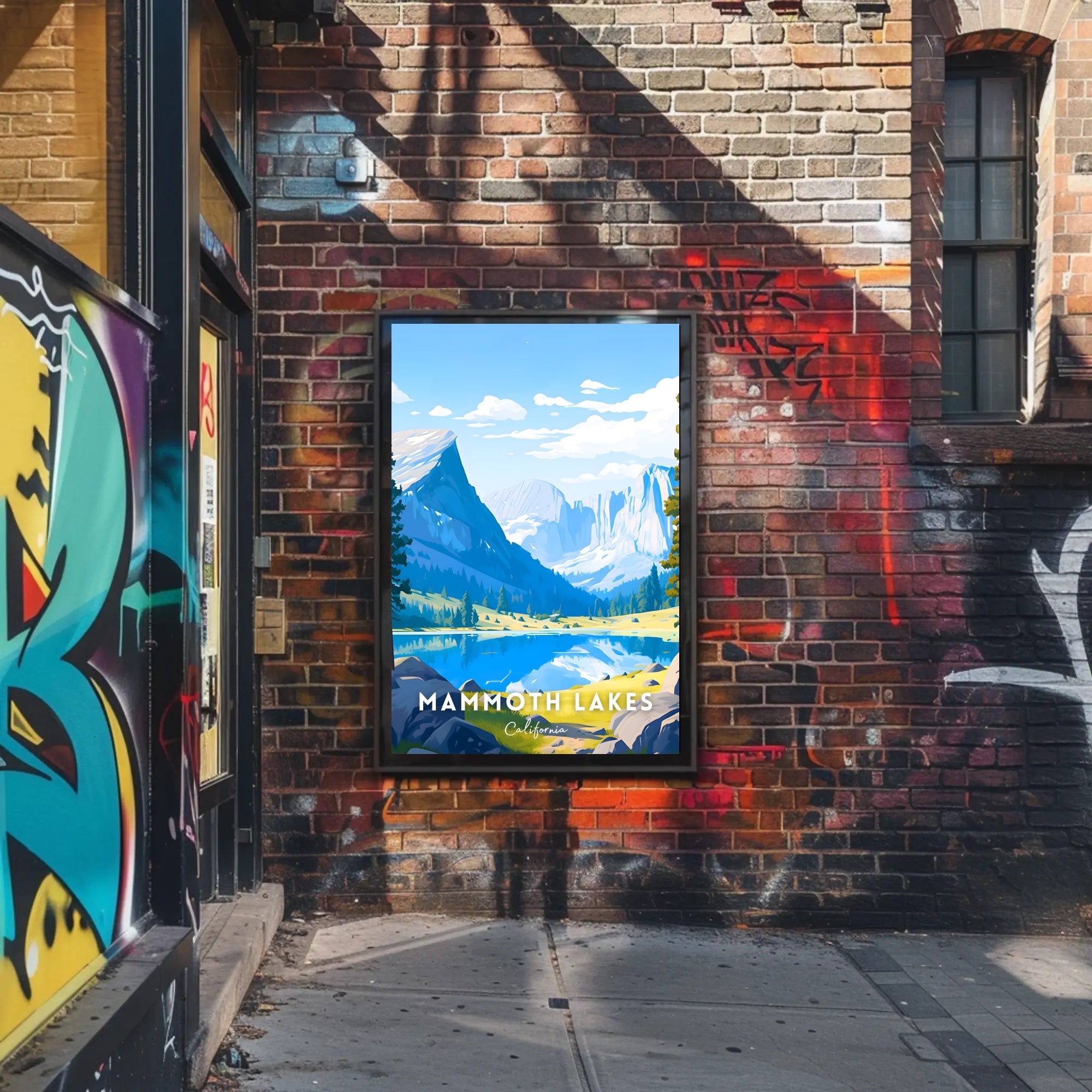 Scenic Mammoth Lakes Travel Poster